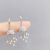 Fashion Personality Baidu Trendy Jellyfish Tassel Long Earrings Japanese and Korean New S925 Silver Hook Earrings Eardrops Female