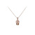 Rose Gold Micro Diamond New Korean Style Minimalist Creative Pendant Neck Accessories Girls Small Characteristic Hat Clavicle Chain Necklace