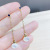 Sterling Silver Needle Haibei Tassel Earring Simple All-Match Fashionmonger Eardrops Personalized Long Elegant Zircon Ornament