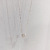 Small Sugar Cube Women's Diamond Necklace Japanese and Korean New Small Fresh Trend Graceful Online Influencer Same Clavicle Chain Necklace