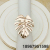 Upscale Hotel Monstera Golden Leaves Hawaiian Wedding Napkin Ring Napkin Ring Napkin Ring