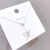 2020 New Fritillary Clavicle Chain Korean Zircon Bow Long Sweater Chain Personality Fashion Super Fairy Necklace for Women