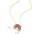 Rainbow Necklace Mori Style Japanese and Korean New All-Match Internet Celebrity Same Style Girl Niche Clavicle Chain Necklace Factory Wholesale