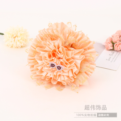 Hair Accessories Adult Female Hair Claw Oversized Three-Dimensional Flower Elegant Large Barrettes Grip Wholesale