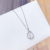 2020 New Rose Chalcedony Necklace for Women 14K Golden Clavicle Chain Korean Style Fashion Jewelry Necklace Jewelry Wholesale