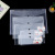 Pp Plastic File Bag Fresh Office Snap File Paper Bag Student Stationery Storage Clip Information Bag