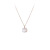 Korean Simple Graceful Opal round Beads Exquisite Micro-Inlaid Necklace Young Girl Personalized All-Match Clavicle Chain Neck Chain Wholesale