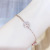 2020 New Rose Bracelet Korean Style Women's Bracelet Full Diamond Flower Bracelet Women's Environmental Protection Electroplated Real Gold Hand Jewelry