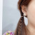 European and American Earrings Sterling Silver Needle Zircon Fashion Zircon with Diamond Earrings Creative Ornament Letter H Ear Studs Earrings