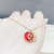Fu Character Necklace National Fashion Chinese Style Court Pendant Simple All-Match Rose Gold Clavicle Chain Jewelry Source Factory