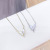 Korean Style Sense of Design Shell Butterfly Necklace Female Clavicle Chain New Simple Temperament Net Red Fashion Ornament Neck Strap