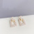 Korean Dongdaemun Short Small Luxury Full-Face Pearl Stud Earrings 925 Silver Needle Internet Celebrity Elegant Wild Earrings Women