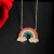 Rainbow Necklace Mori Style Japanese and Korean New All-Match Internet Celebrity Same Style Girl Niche Clavicle Chain Necklace Factory Wholesale