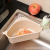 Kitchen Sink Triangle Drain Basket with Suction Cup Hanging Fruit and Vegetable Skin Storage Basket Can Hold Sponge and Cloth Plastic Basket