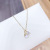 Necklace Pendant Female Japanese and Korean Style Xiaoqing Xinwei Inlaid Zircon Cherry Necklace Sweet Fruit Clavicle Chain Source Factory
