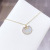 Necklace Women's Korean-Style Fresh Light Bead Longevity Lock Element Synthetic Shell Clavicle Chain Women's Necklace Jewelry Wholesale