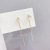 Sterling Silver Needle Fashion Design Ginkgo Leaf Earrings Long Fringe Earrings Female Online Influencer Earrings 2020 New Fashion Earrings