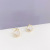 2020 New One Card Three Pairs Earrings Female Chalcedony Rose Petals Sterling Silver Needle Earrings Female Earrings Source Factory