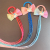 Children Girl Ice and Snow Pony Long Hair Braid Hair Rope Ribbon Wig Hair Accessories Rubber Hair Accessories Barrettes Color H