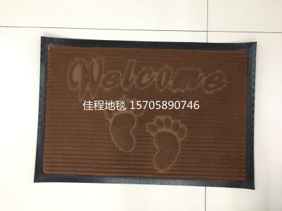 Side Rubber Pad Floor Mat Door Mat Non-Slip Floor Mat Foreign Trade Flap Side Embossed Floor Mat Household Mat