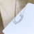Dongdaemun Necklace Female Clavicle Chain Ins Korean Fresh Full Diamond Pendant Necklace Simple Fashion Silver Jewelry Wholesale