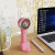 New Handheld Desktop Desktop Bracket Mute Large Wind Portable Charging USB Mini Fan Creative Gift