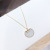 Necklace Women's Korean-Style Fresh Light Bead Longevity Lock Element Synthetic Shell Clavicle Chain Women's Necklace Jewelry Wholesale