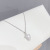 All-Match Pearl Pendant Necklace Women's Clavicle Chain Simple Elegant Jewelry Neck Band Niche Online Red Korean Style College Collar