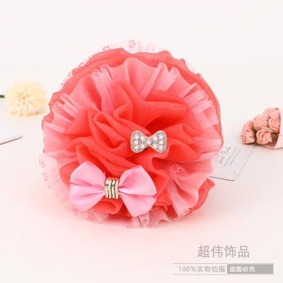 Fairy Grip Korean Flower Hair Claw Adult Elegant Barrettes Sweet Princess Hair Accessories Simple Fashion Accessories Women