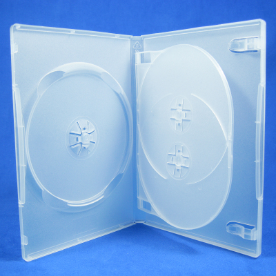 14mm 3discs matt clear dvd case