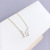2020 New Necklace White Shell Butterfly Necklace Clavicle Chain Female Short Chain Niche Online Red Live Broadcast Jewelry Wholesale