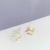 Zircon Fishtail Pearls Non-Piercing Ear Clip Fairy Temperamental Personalized Ear Clip Ins Trendy Design Sense Earrings Women