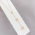 Japanese and Korean Ornament Diamond Petal Clavicle Chain Female Sweet Girly Necklace Female Jewelry Ornament
