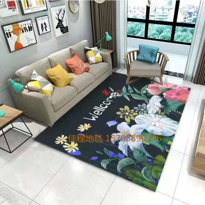 New 3D HD Printing Carpet Living Room Blanket Bedside Blanket Table Carpet Spray Printing Floor Mat Support Custom mat