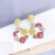 3A Color Zircon Flower Cluster Earrings 925 Silver Needle Female Mori Style Fairy Temperamental Eardrops Earrings Factory