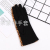 2021 New Autumn and Winter Warm Gloves Fashion Small Leopard Four-Finger Plum Touch Screen Women's Gloves