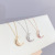 Korean Niche Design Moon Necklace Women's Fashionable Clavicle Chain Simple Temperamental Cold Style All-Match Jewelry Ornament Wholesale