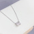 Internet Hot H Necklace H Letter Necklace Women's All-Match European and American Style English Letter Accessories Clavicle Chain Jewelry Wholesale