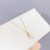 Cross-Border New Arrival Micro Inlaid Zircon Full Diamond Necklace Female Personality Geometry Fashion Short Necklace Environmental Protection Electroplating Real Gold Ornament
