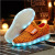 USB Charging Colorful Light Children's Light Shoes LED Light Flying Woven Light Shoes Velcro Breathable Yeezy One Piece Dropshipping