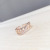 Korean Style Fashion Double-Layer Twist Shape Ring Personalized Opening Middle Finger Ring European and American Style Korean Street Cool Ring