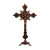 Zinc Alloy Cross Crucifixion Christian Ornaments Electroplated Metal Retro Religious Craft Gift