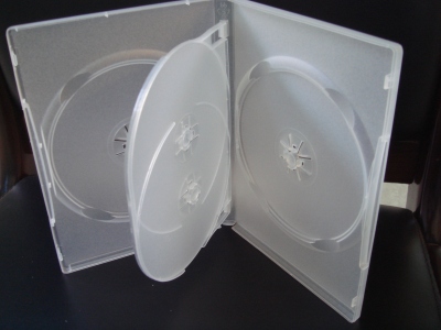 14mm 4discs matt clear dvd case