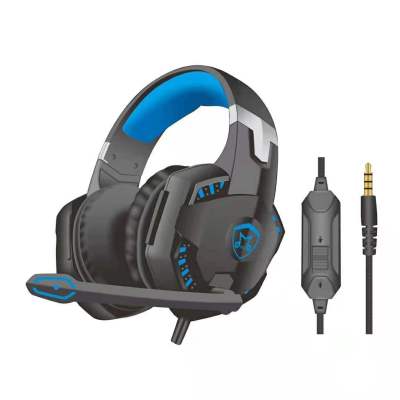 Spot Cross-Border E-Sports Headset Wired Headset with Microphone Luminous Mobile Phone Computer Gaming Headset