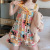 Summer New Vest Camisole Pajamas Cartoon Milk Silk Bow Fresh Girl Leisure Suit Factory Wholesale