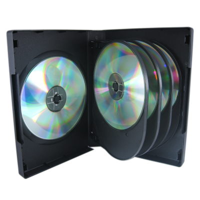 33mm  10discs black dvd box