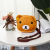 Creative Cartoon Animal Wholesale Korean Style Plush Crossbody Bag Cute Little Backpack Girl Gift Coin Purse