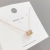 Women's Slim Waist Necklace Korean Style Fashion Student Simple Geometric Pendant Clavicle Chain Fresh Ins Online Influencer Jewelry