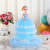 42cm Wedding Dress Barbie Doll Double Layer Lace Simulation Eye Doll Key Ring Girl Gift Mixed Color in Stock Wholesale