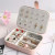 Portable Large Capacity Jewelry Box Ear Stud and Ring Necklace Storage Box Earrings Eardrop Ring Jewelry Box